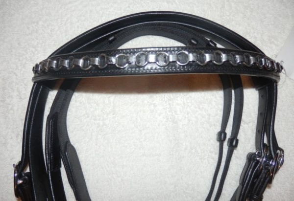 black leather brass bridle 1 e1396399251548