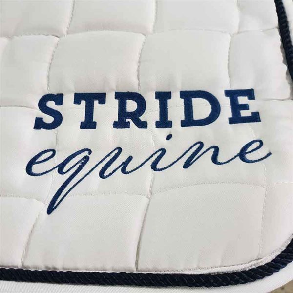 embroidery saddle pad stride equine jojubi saddlery 800
