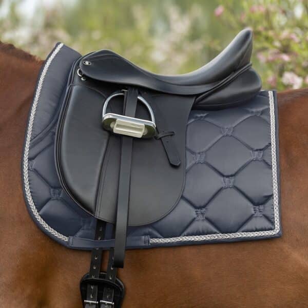 valencia midnight navy saddle pad1